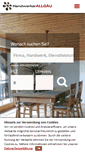 Mobile Screenshot of handwerker-im-allgaeu.de
